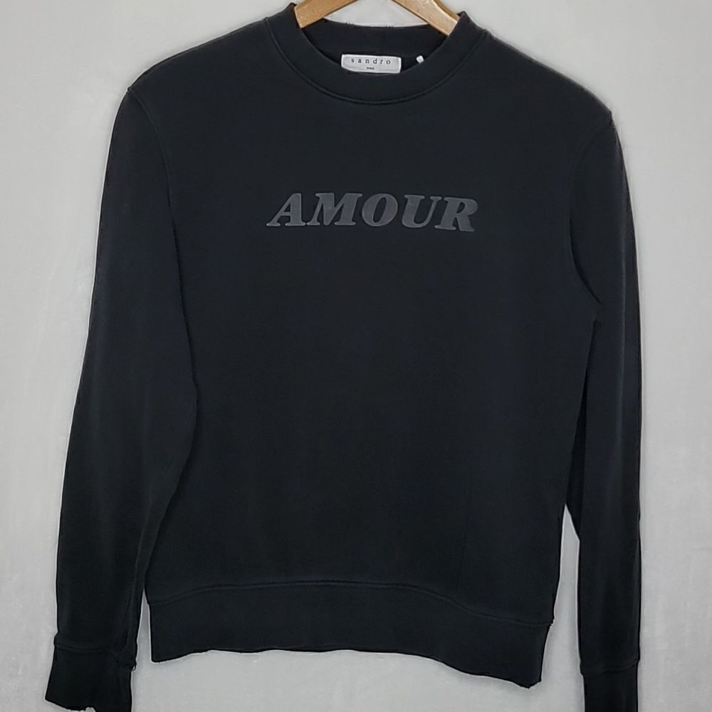 Sandro Paris Amour Sweatshirt Size Small‎
